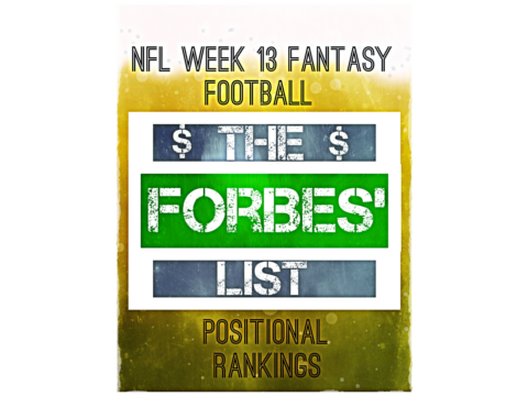 Week 13 Rankings